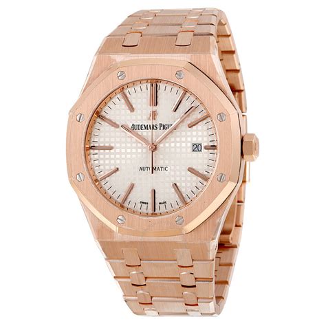 audemars piguet royal oak automatic rose gold|Audemars Piguet royal oak manual.